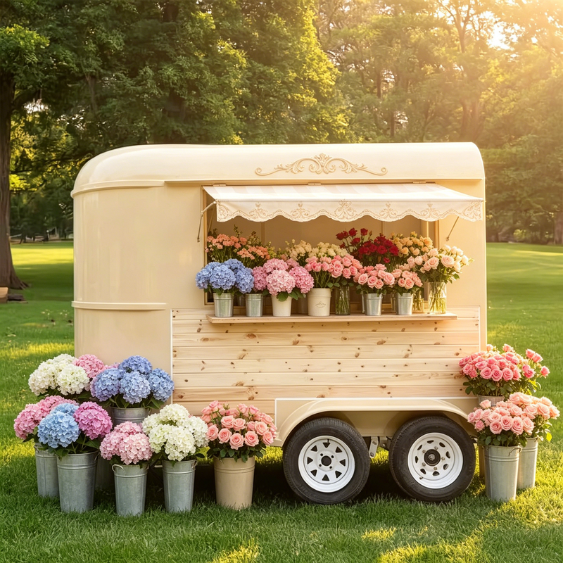 Coffee Equipment Usa - Customized Hot Dog Cart Mobile Beer