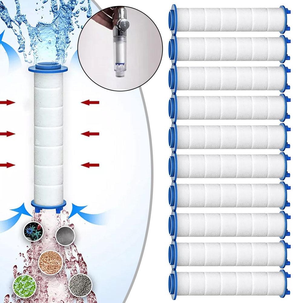 Water Filter Cartridge - 10PC Shower Head Water Filter Replacement