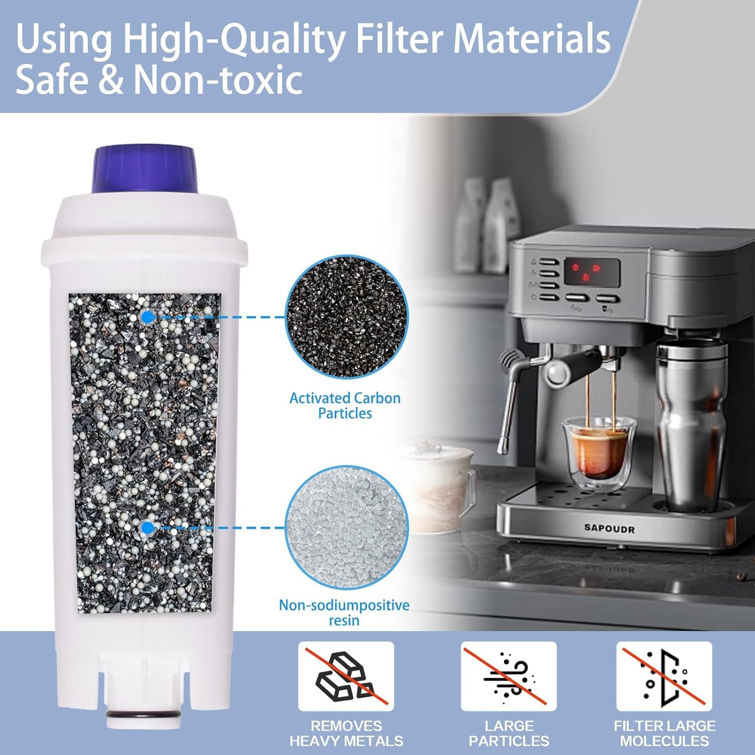 Water Filters for Delonghi Mag - مراجعة Water Filter Cartridge وسعره