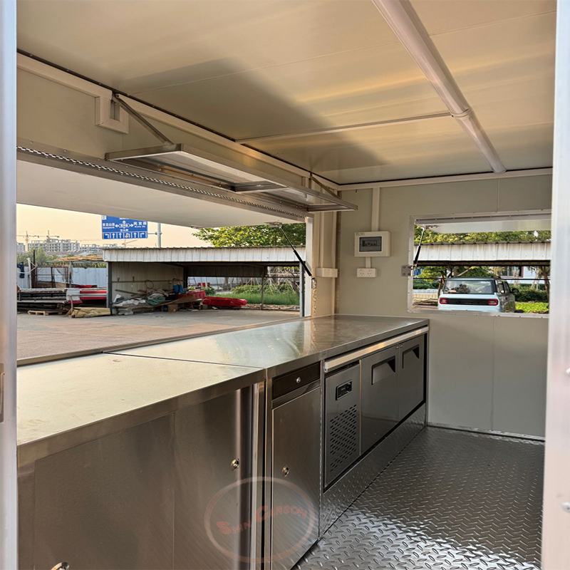Concession Food Truck Trailer  - مراجعة Equipment Of Coffee Shop وسعره