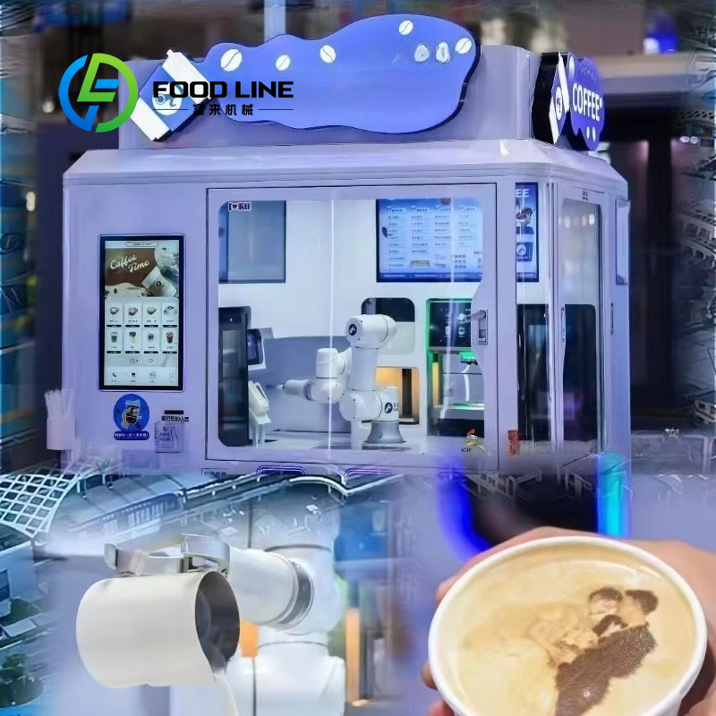 Customized AI Smart Barista Ro - مراجعة Coffee Equipment For Cafe وسعره