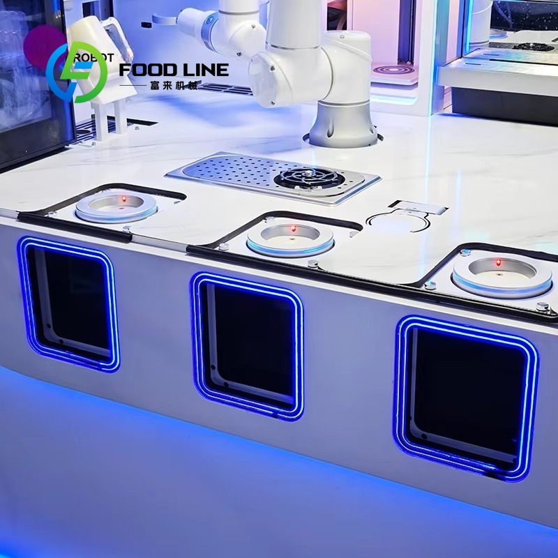 Customized AI Smart Barista Ro - مراجعة Coffee Equipment For Cafe وسعره