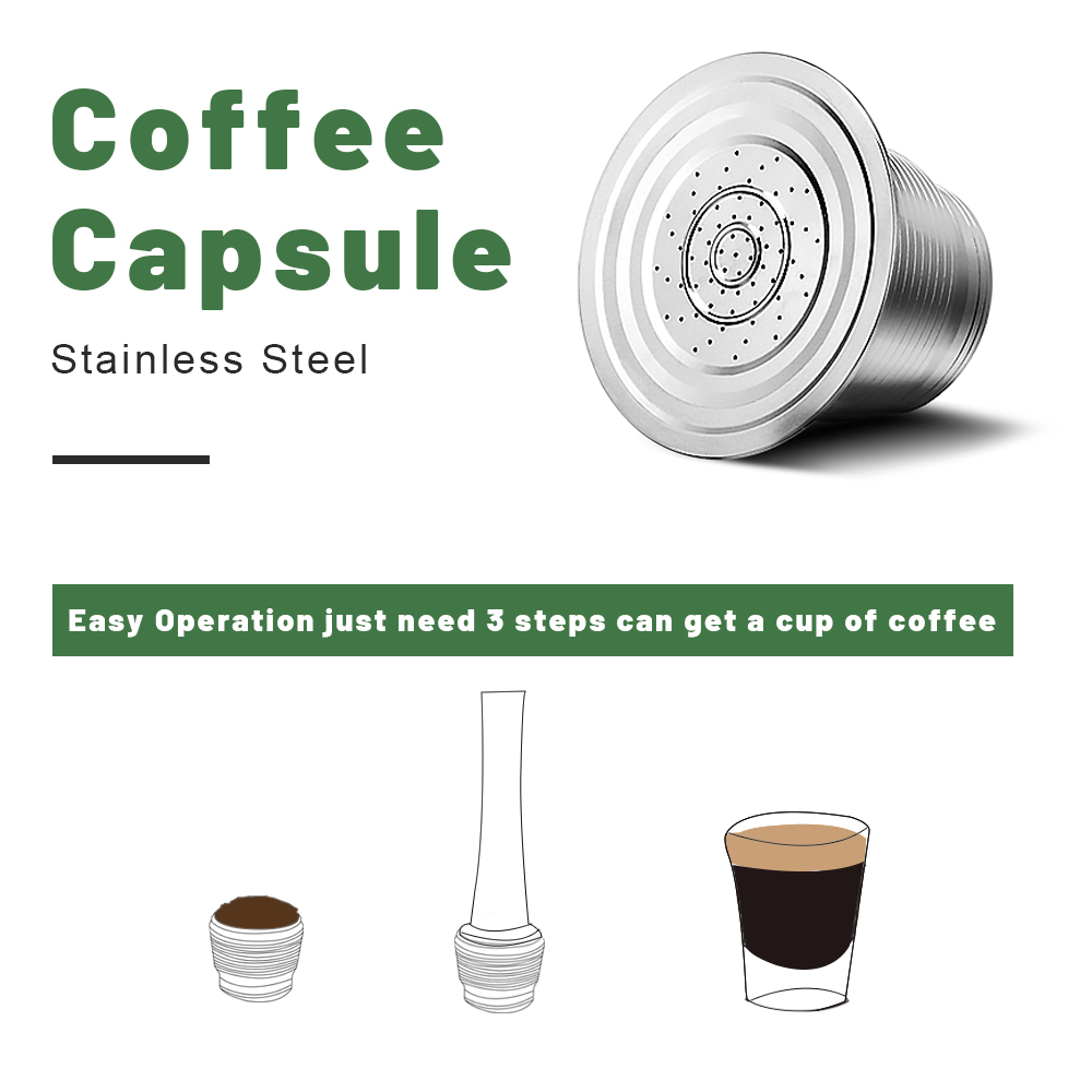 Nespresso Reusable Coffee Caps - مراجعة Coffee Equipment Espresso وسعره