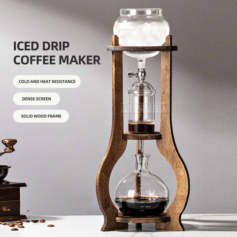 Home ice drip Glass Coffee Bre - مراجعة Coffee Equipment Espresso وسعره