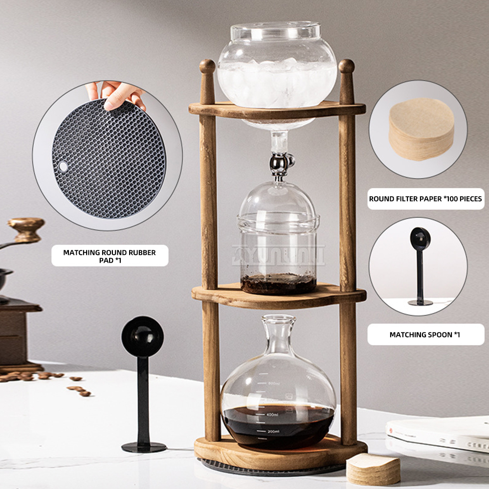 Home ice drip Glass Coffee Bre - مراجعة Coffee Equipment Espresso وسعره