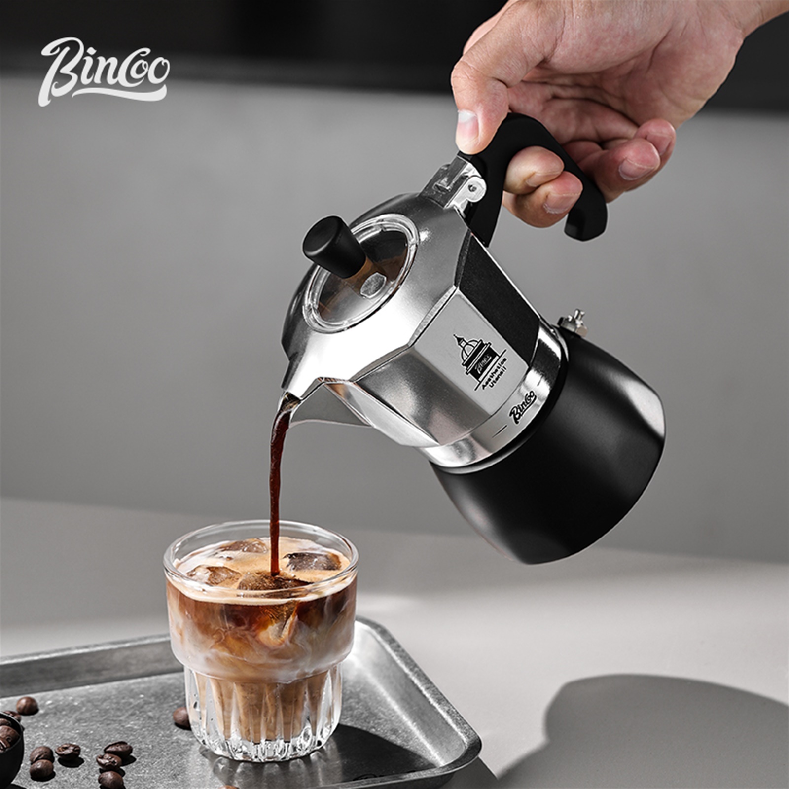 BINCOO Double Valve Moka Pot，E - مراجعة Coffee Equipment Espresso وسعره