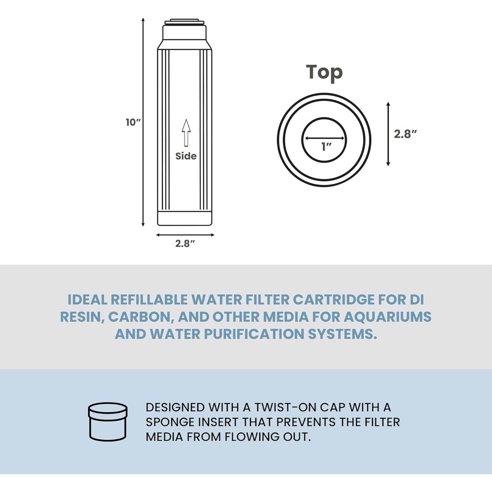 10 x 2.5 Refillable Water Filt - مراجعة Water Filter Cartridge وسعره