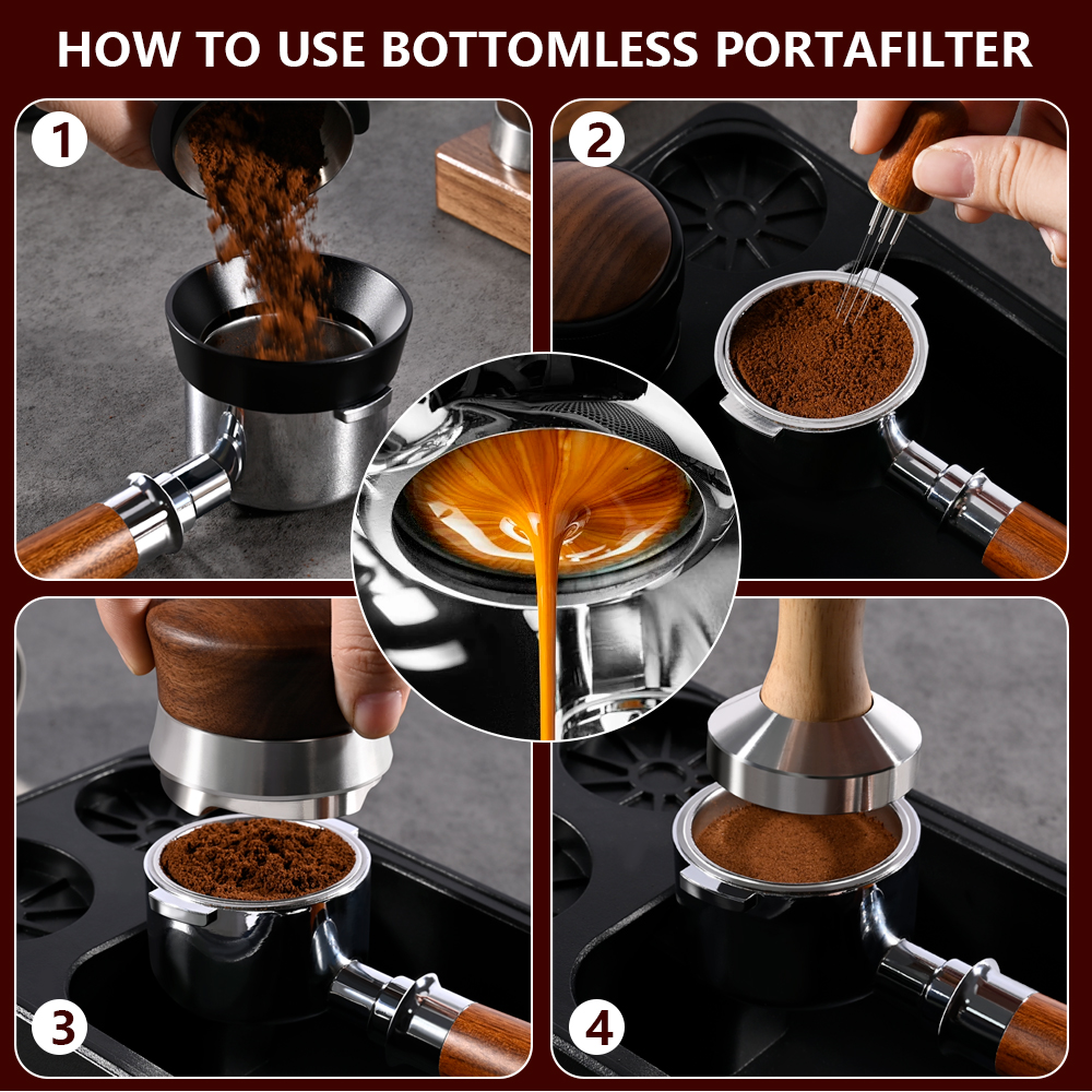 51mm Coffee Bottomless Portafi - مراجعة Coffee Equipment Espresso وسعره