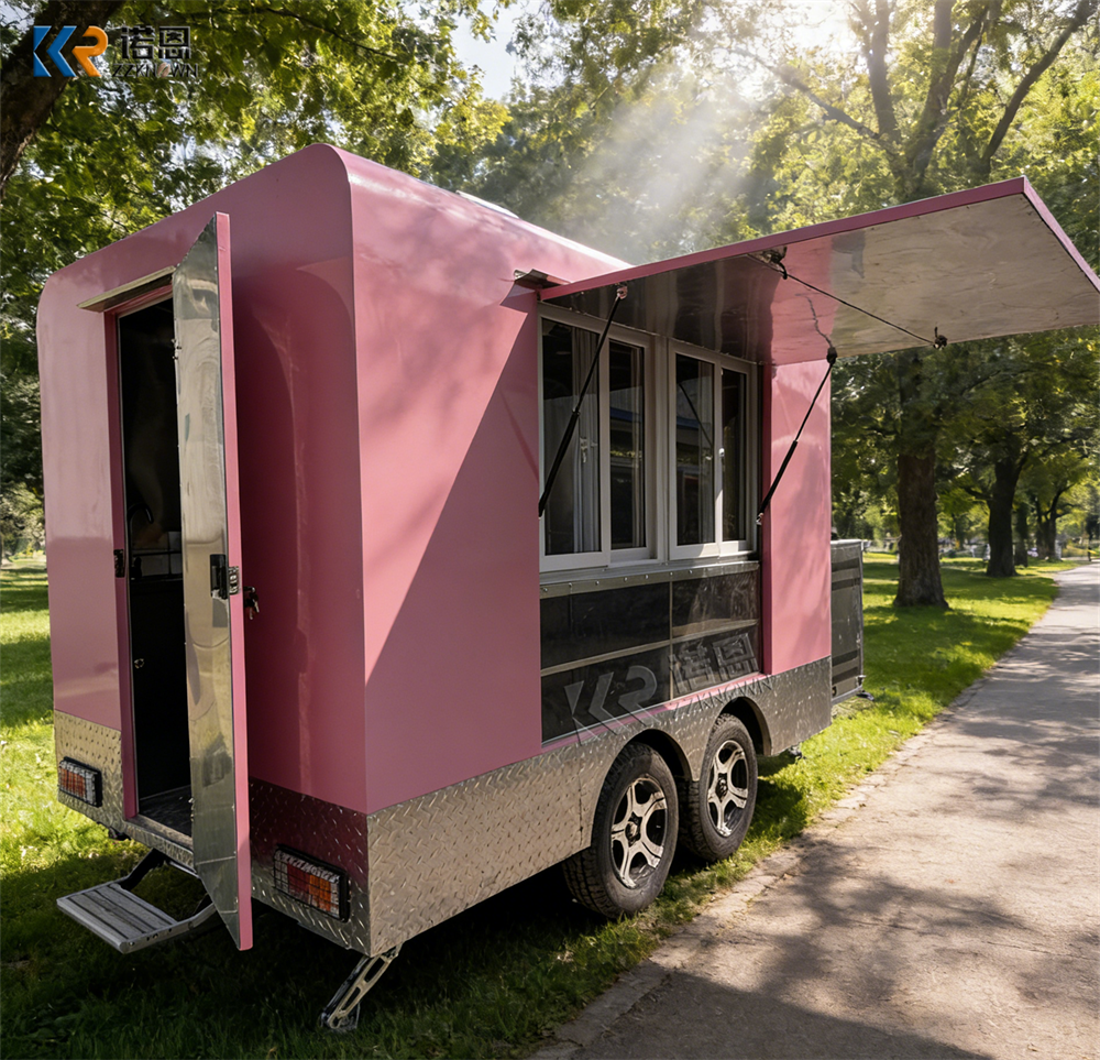 Mobile Fast Food Trailer Porta - مراجعة Coffee Equipment Usa وسعره