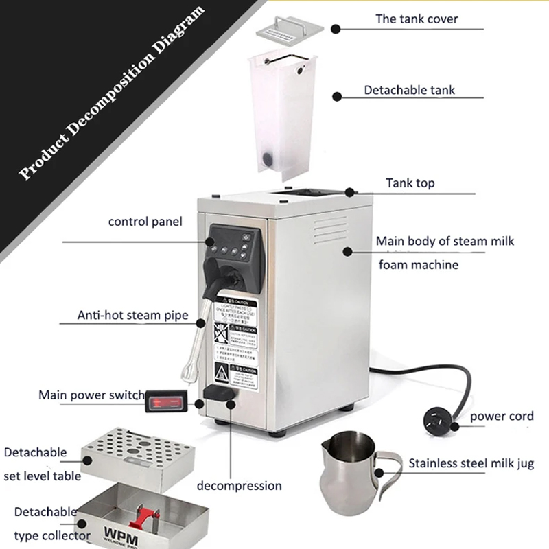 Boiling Water Machine Milk Bub - مراجعة Equipment Of Coffee Shop وسعره