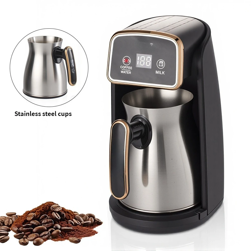 Electric Coffee Maker Stainles - مراجعة Coffee Equipment Espresso وسعره