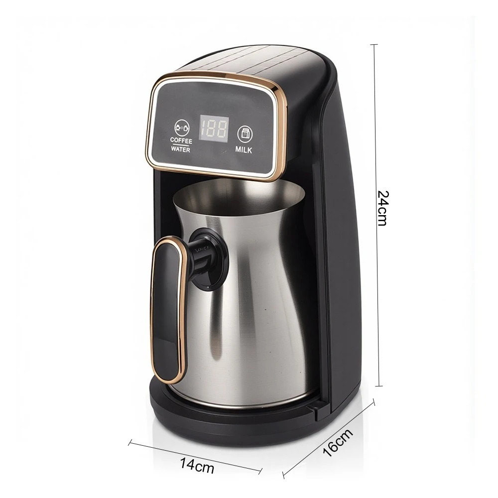 Electric Coffee Maker Stainles - مراجعة Coffee Equipment Espresso وسعره