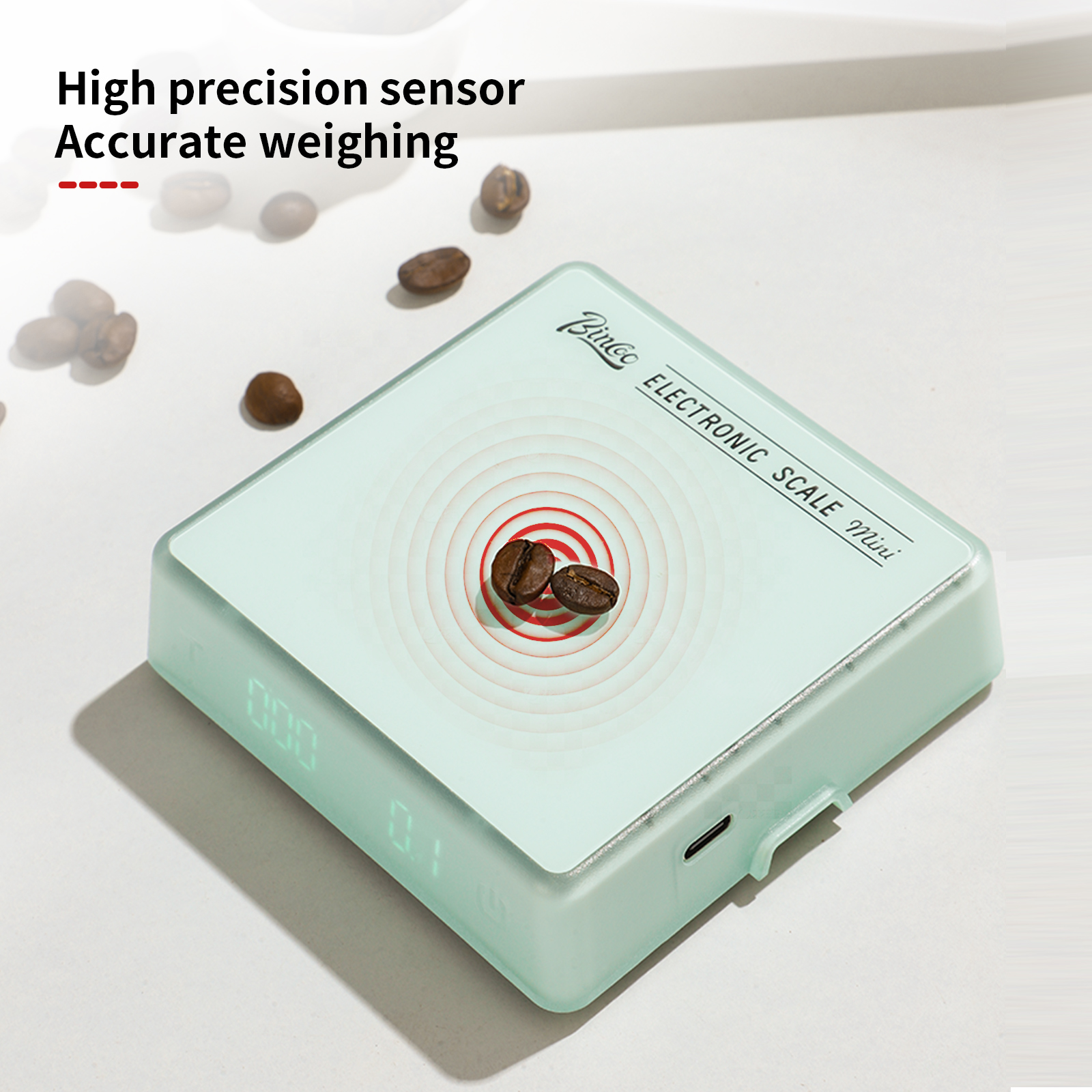 Bincoo electronic coffee scale - مراجعة Coffee Equipment Usa وسعره