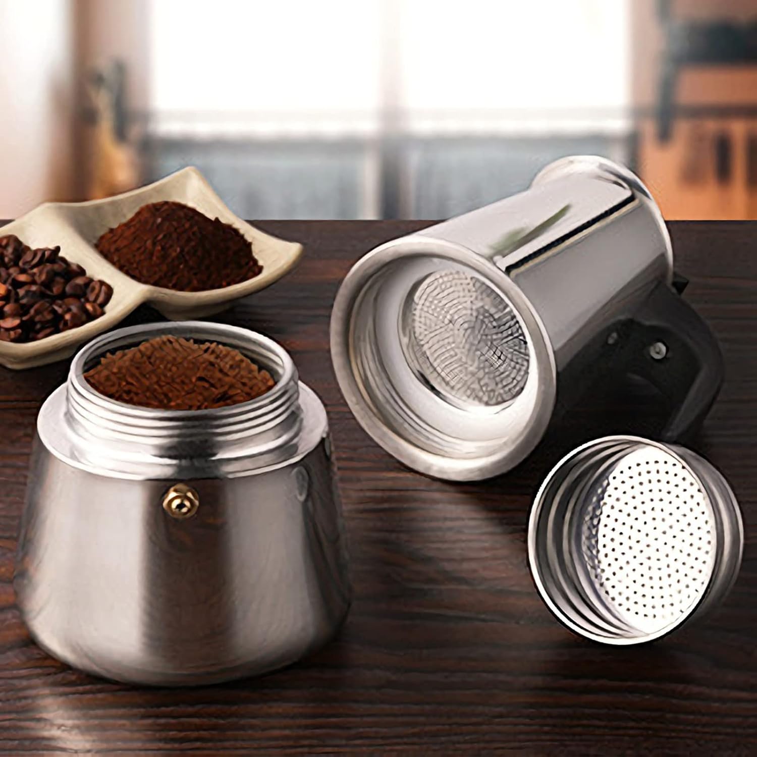 4/6/9 Cups Moka Pot Caffe Mach - مراجعة Coffee Equipment Espresso وسعره