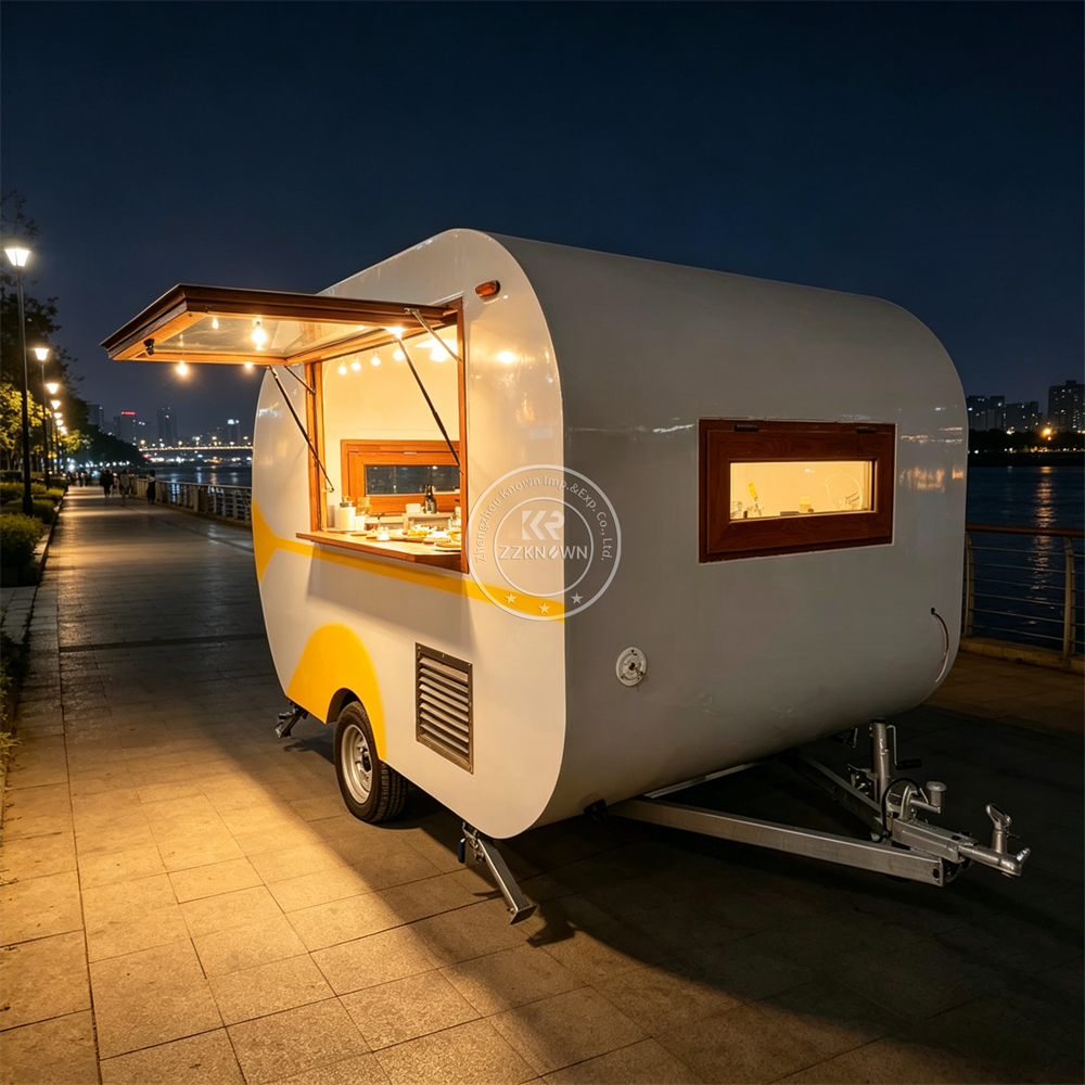 Concession Food Truck Mobile C - مراجعة Equipment Of Coffee Shop وسعره