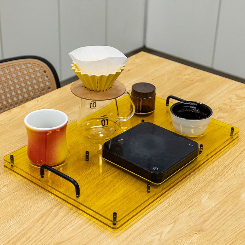 Acrylic coffee tray, used to s - مراجعة Coffee Equipment For Cafe وسعره