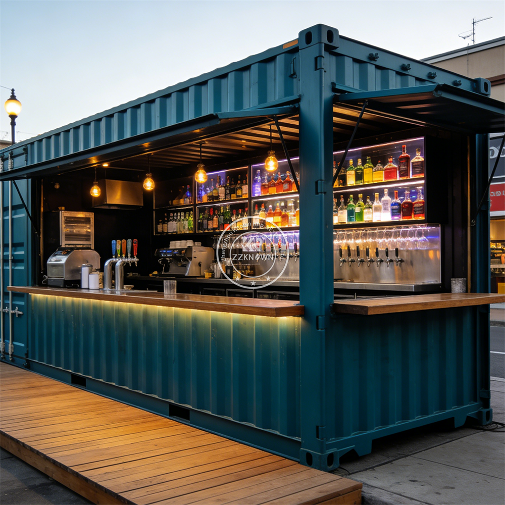 Modular Portable Container Bar - مراجعة Equipment Of Coffee Shop وسعره