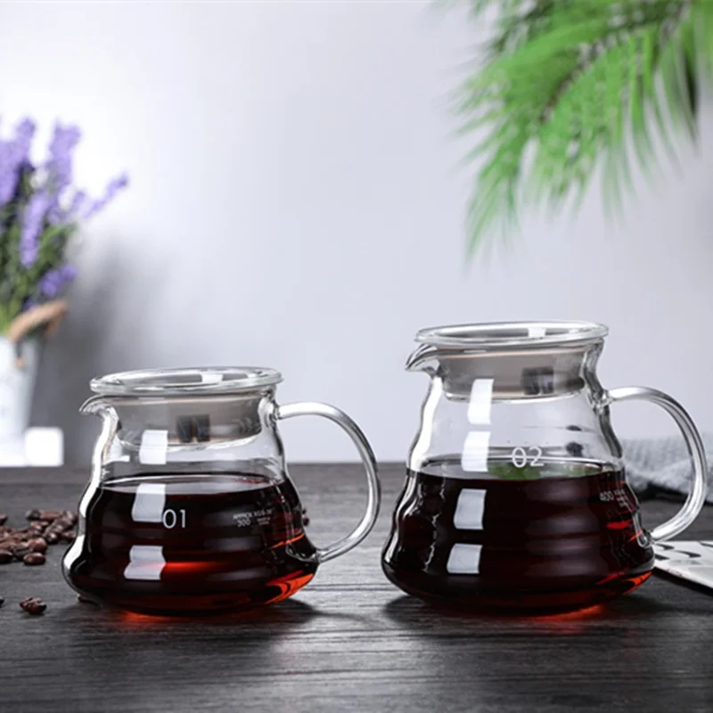 350/600/800ml Hand Brew Coffee - مراجعة Coffee Equipment Espresso وسعره