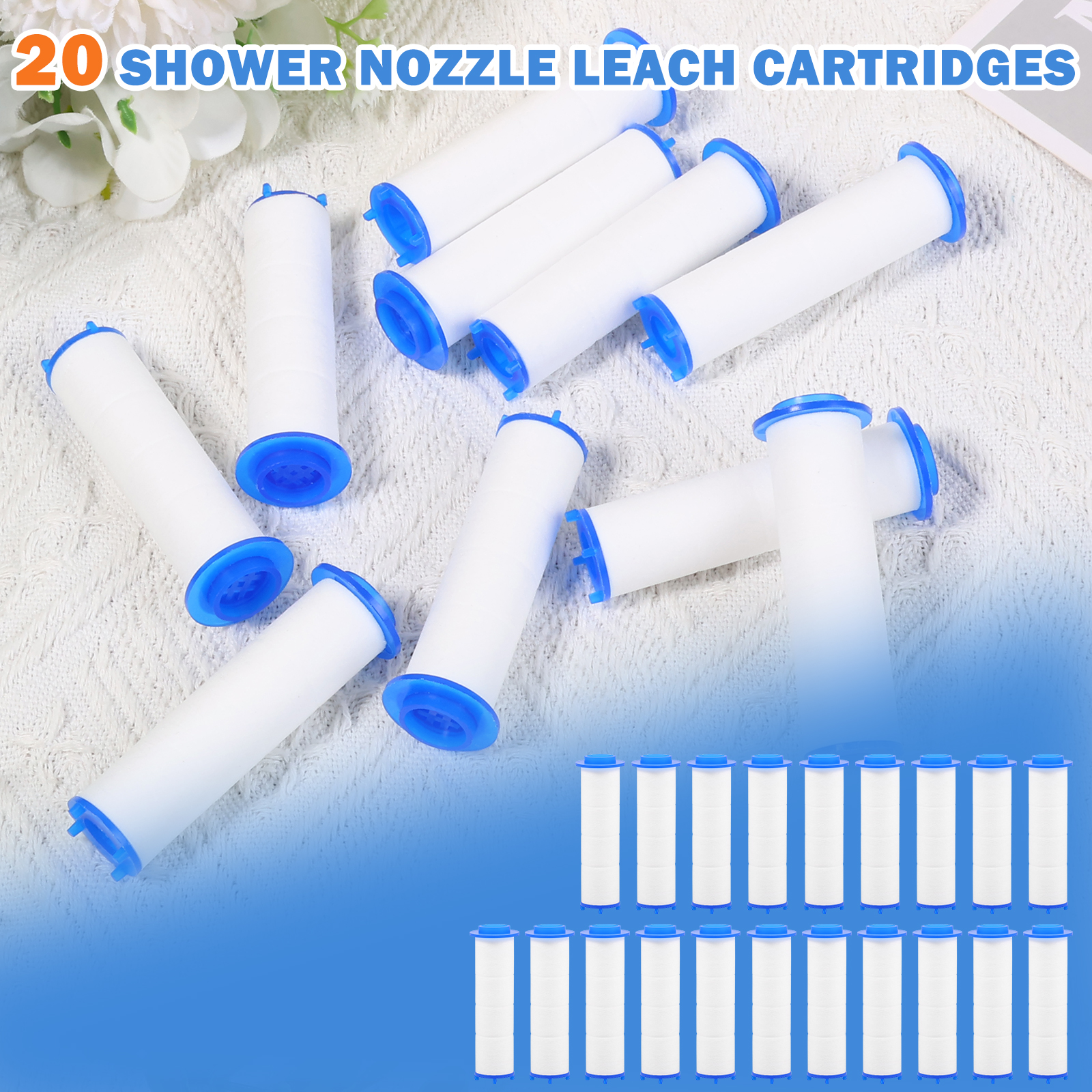 20Pcs Replacement Shower Filte - مراجعة Water Filter Cartridge وسعره